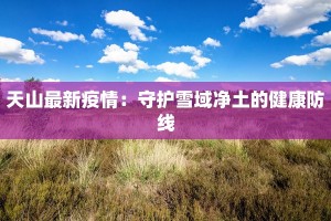 天山最新疫情：守护雪域净土的健康防线