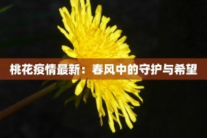 桃花疫情最新：春风中的守护与希望