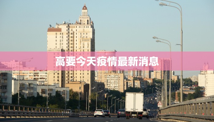 高要今天疫情最新消息