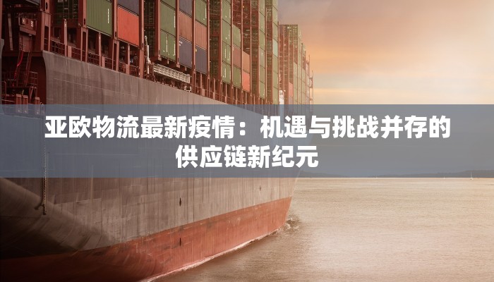 亚欧物流最新疫情：机遇与挑战并存的供应链新纪元