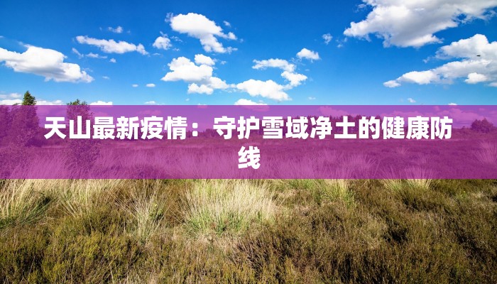 天山最新疫情：守护雪域净土的健康防线